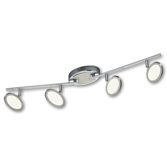 Duellant - Led plafondlamp ge&iuml;ntegreerde led - warm wit - 4 spots