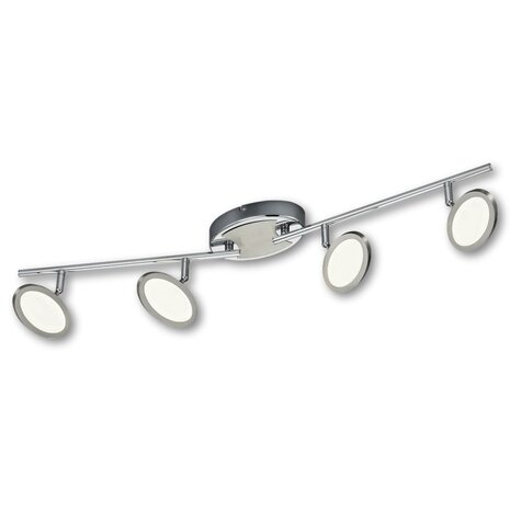 Duellant - Led plafondlamp geïntegreerde led - warm wit - 4 spots